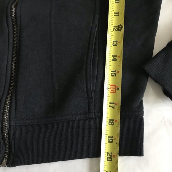 Champion Jacket Small Campus Eco Fleece Black Full Zip Hoodie Women's - Picture 5 of 5